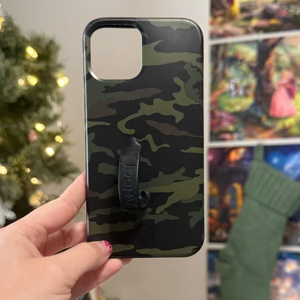 iPhone 12 Camo Loopy Case and Bag